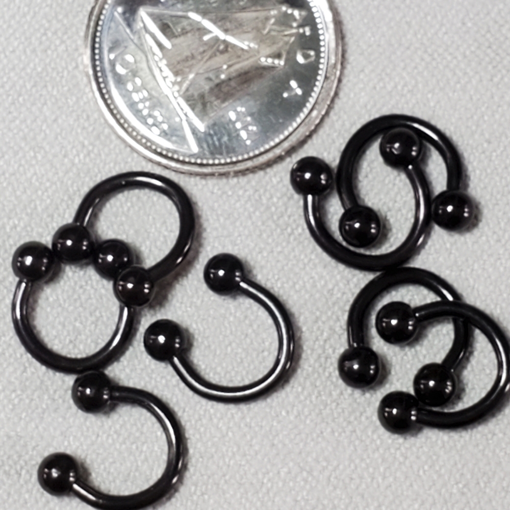 Small Horseshoe Lip/Eyebrow rings